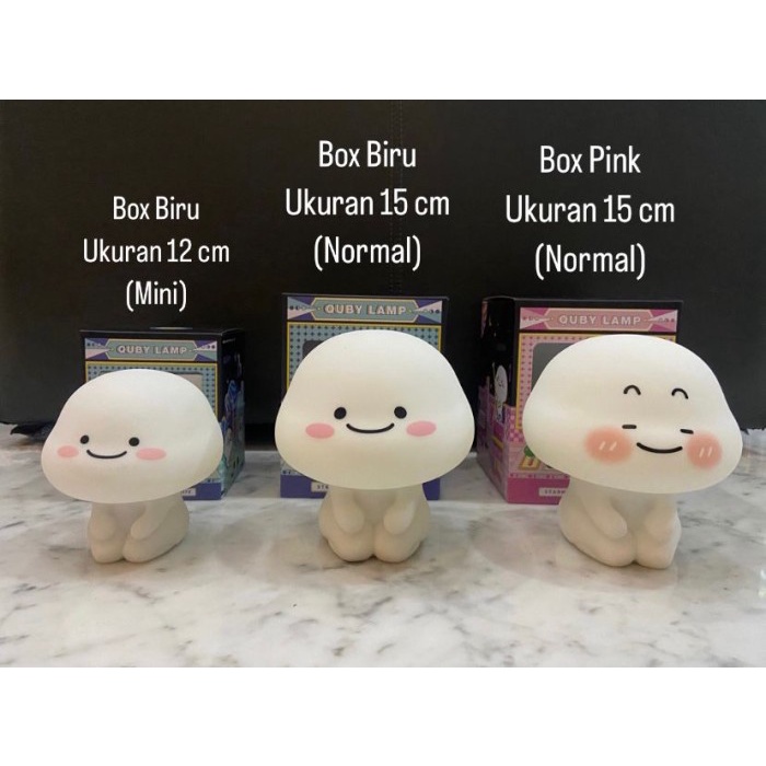 Lampu Tidur Quby Si Pentol Star Moly Soft Head Touch Dimmer Original