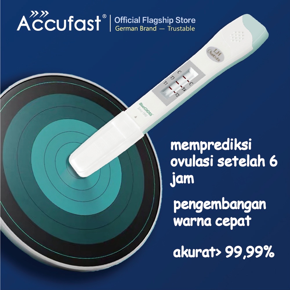 ACCUFAST Tes Ovulasi Tes Puncak Ovulasi LH ♔Eksklusif ♔/ Memprediksi Ovulasi 6 Jam Kemudian Secara Akurat