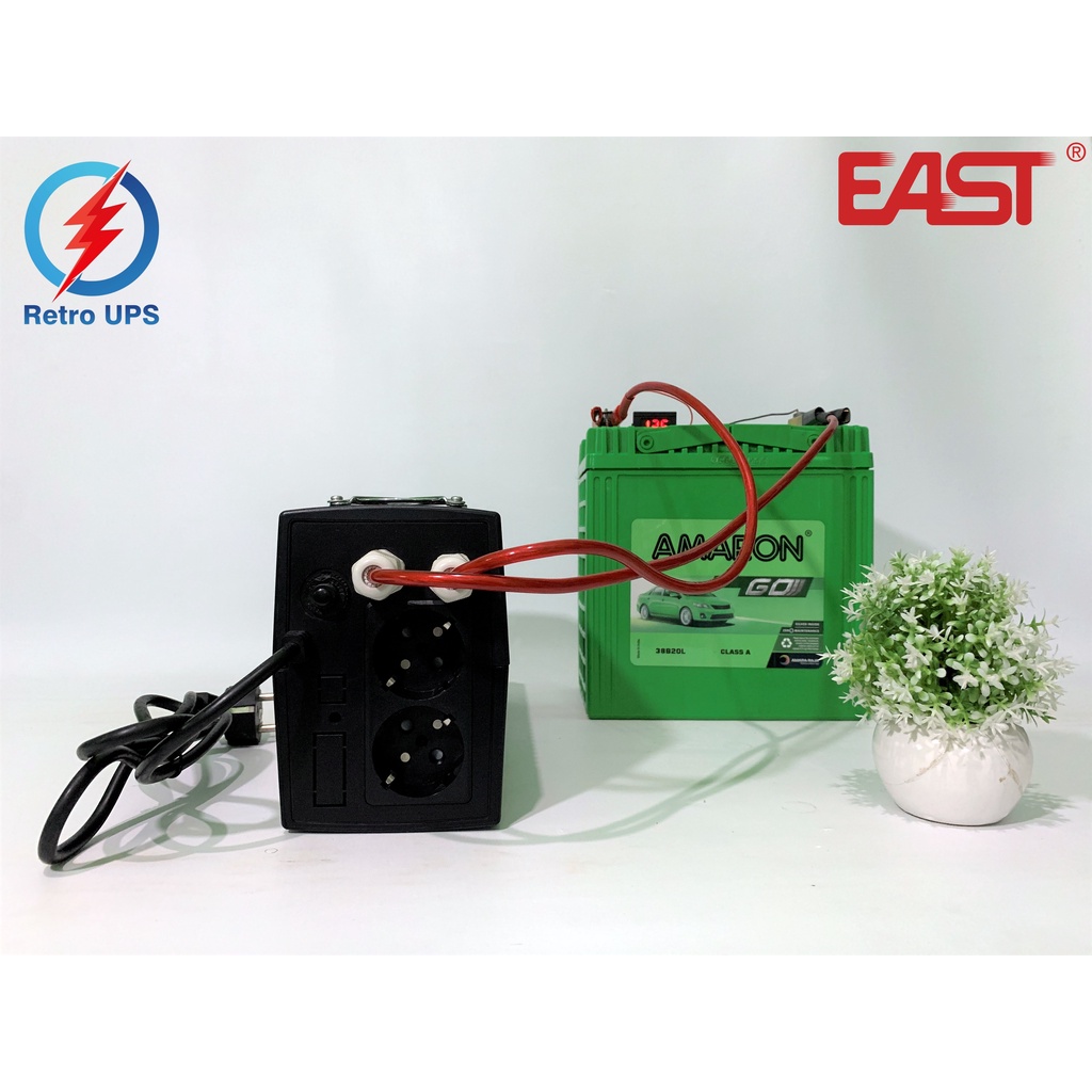 UPS Modifikasi EAST 650Va 390Watt 12v Modif aki Eksternal