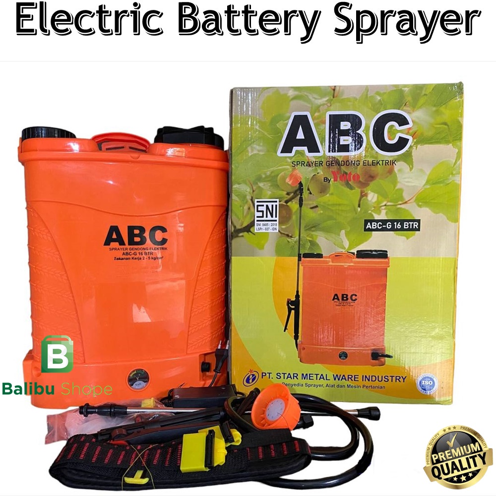 Jual Tangki Sprayer Elektrik Abc Liter Shopee Indonesia