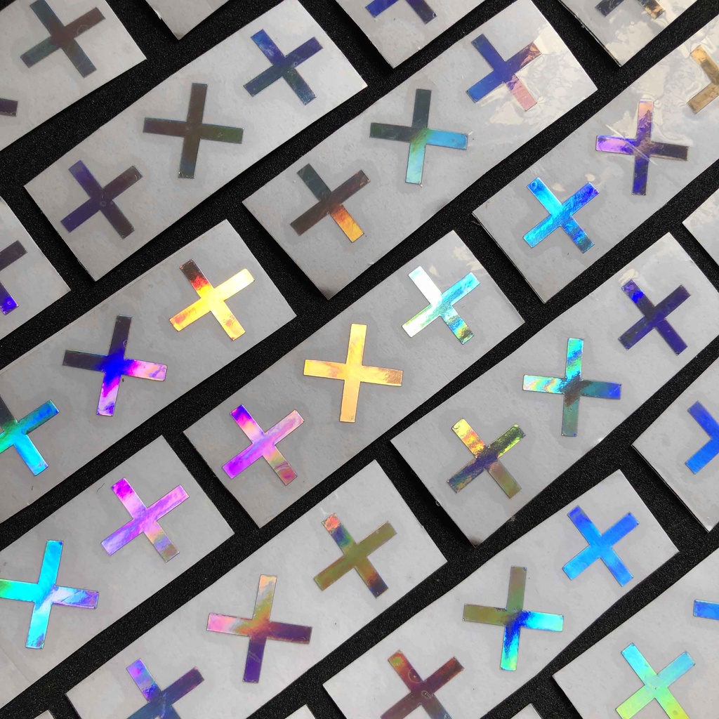 [kstuffind] TXT Logo hologram Murah Sticker Logo TXT Holo