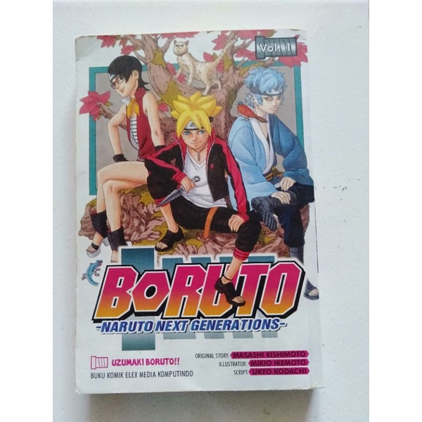 komik bekas Boruto