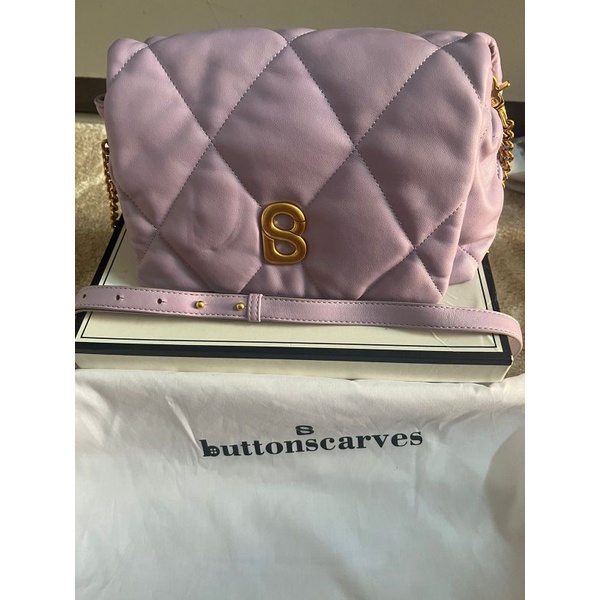 zoey bag buttonscarves warna lilac