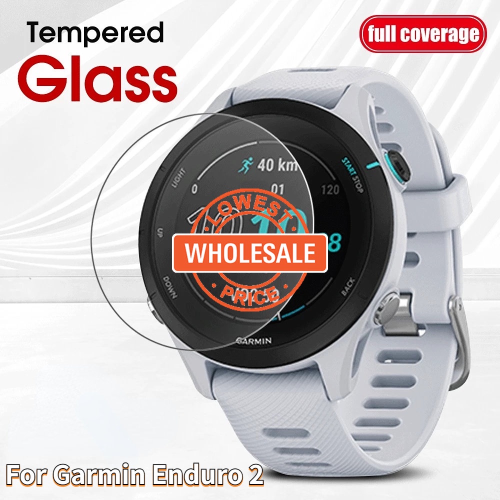 Film Tempered Glass Pelindung Layar Smartwatch Garmin Enduro 2 Anti Sidik Jari