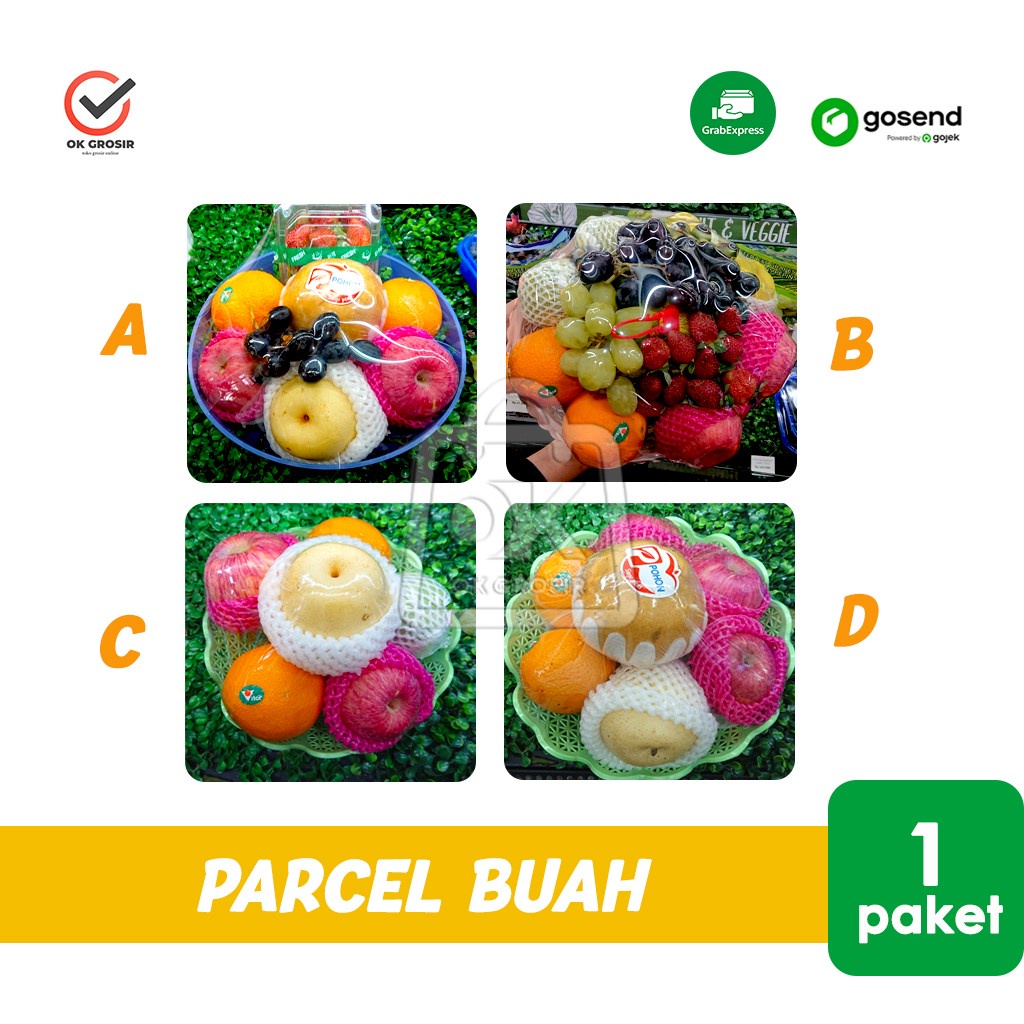 

Parcel Buah Segar / Hampers Buah Premium (1 paket) KHUSUS INSTANT