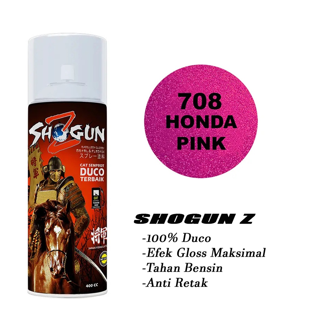 Cat Semprot Spray Shogun Z Duco Honda Pink 708 400cc