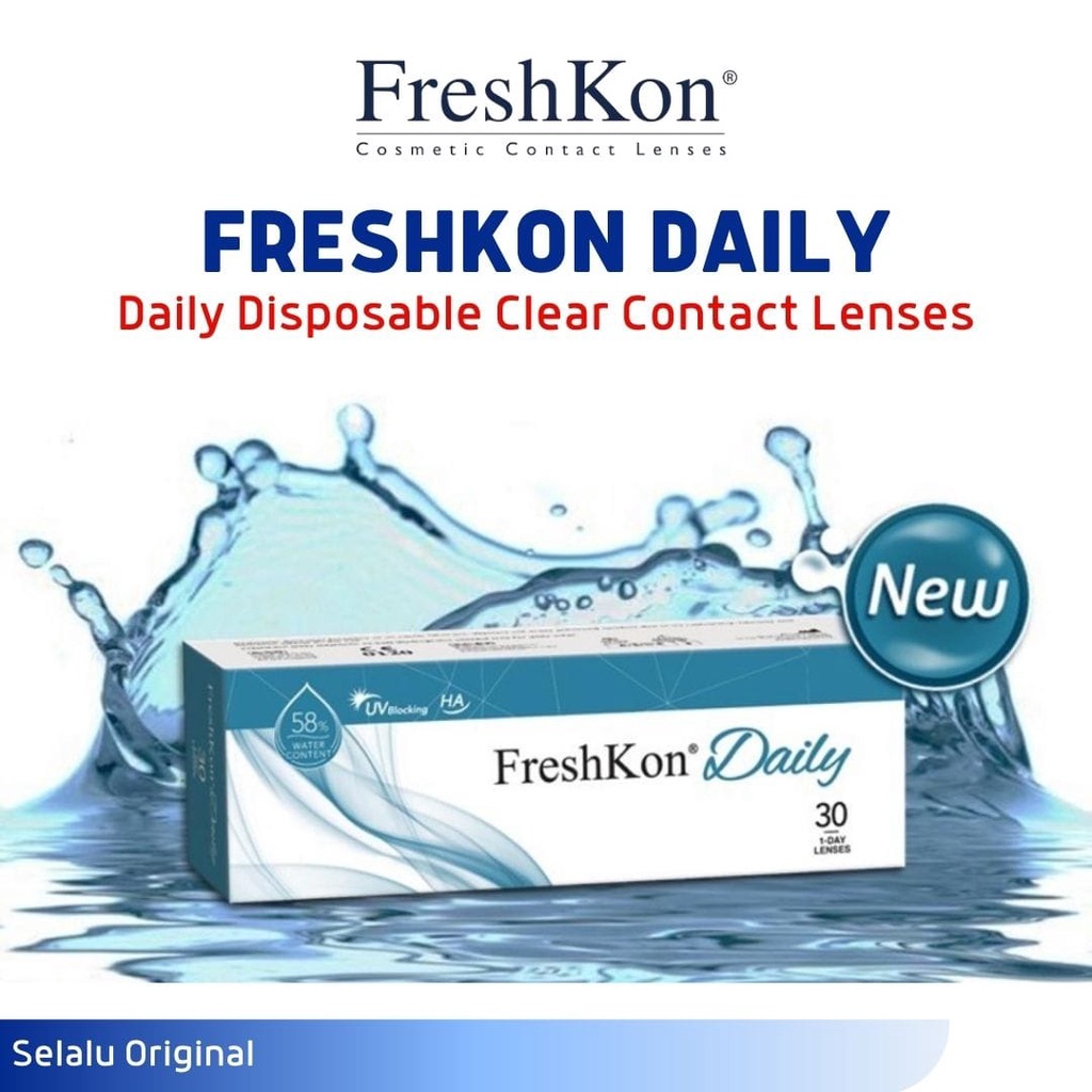 FRESHKON CLEAR DAILY 30PCS SOFTLENS HARIAN