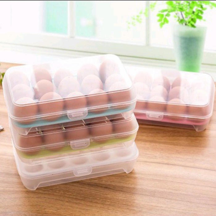 Box Telur Kotak Penyimpanan Telur 15 Sekat / EGG Storage