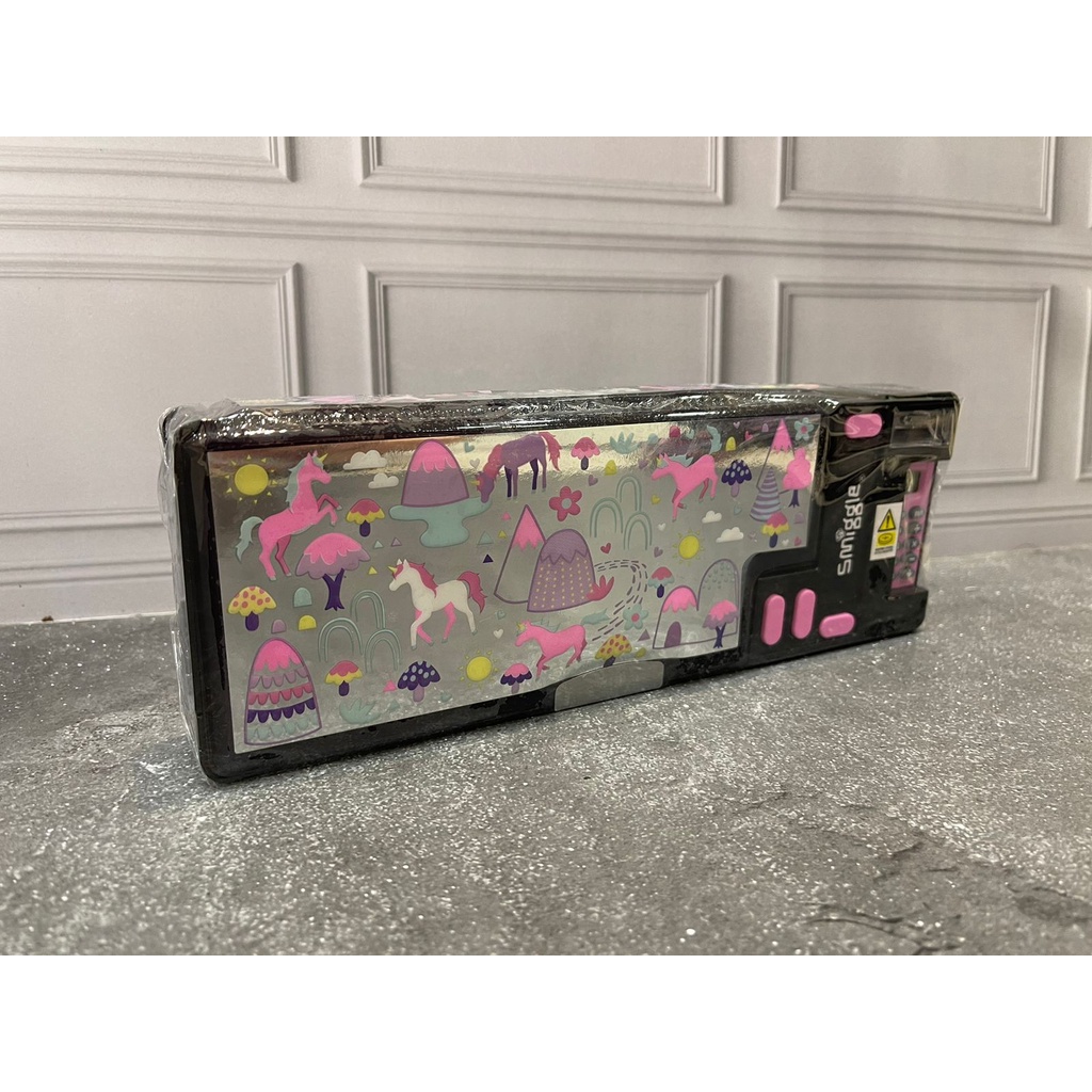 

SMIGGLE PENSIL CASE POP OUT GUD VIBIN BLACK MIX - TEMPAT PENSIL SMIGGLE