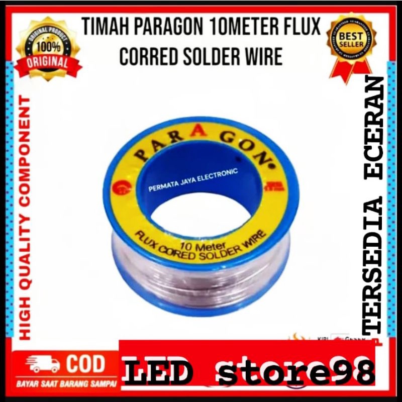 TIMAH SOLDER PARAGON KAWAT SOLDER 0.8MM