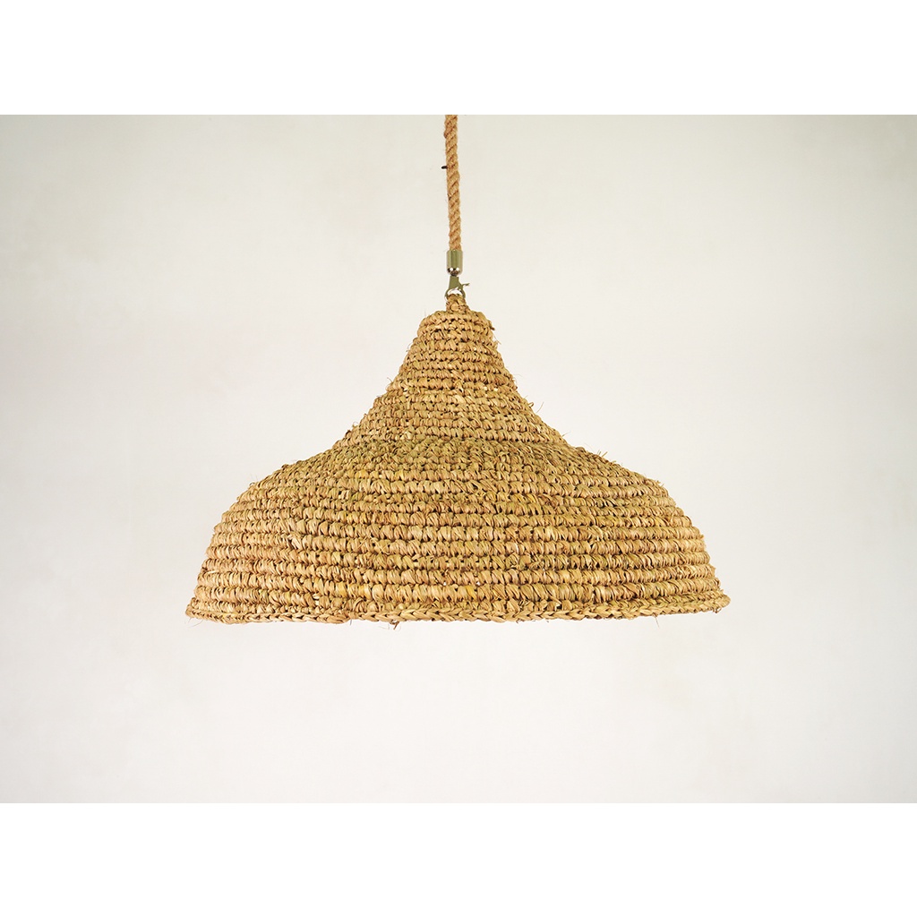 Lampion Setengah Bawang / Kap Lampu / Gajih / Serat Gebang