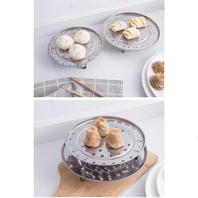 Tatakan Kukusan Alas Panci Kukus Steamer Rack Stainless 20cm Lubang Alas Kukus
