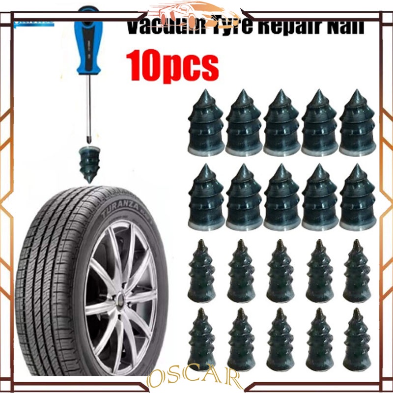 SKRUP PAKU LEM TAMBAL BAN Tubles Vacuum Tyre Repair Nail Tire Repair Tubeless Rubber Nails