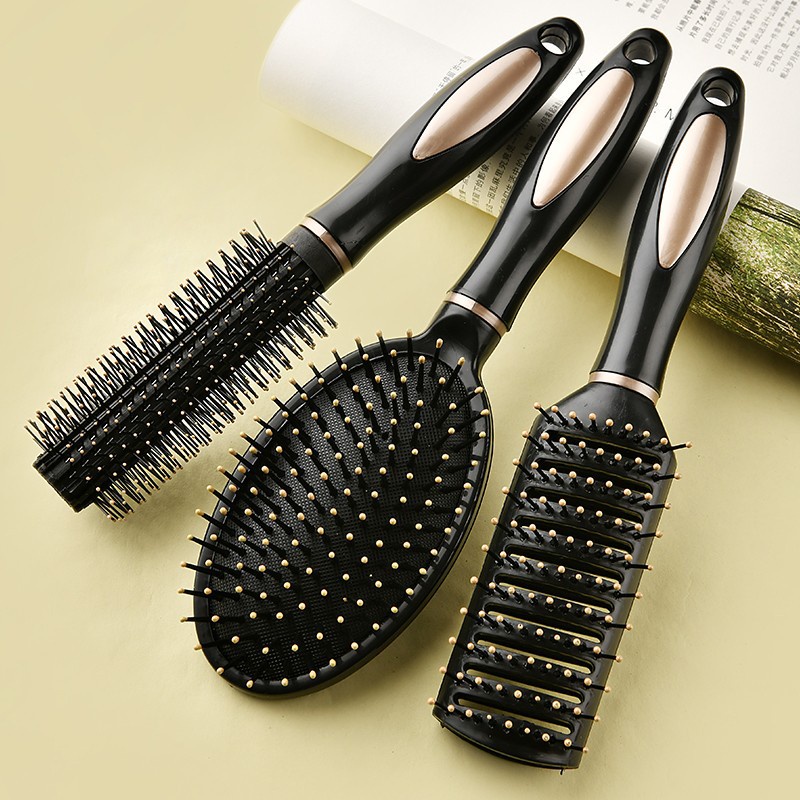 (CLASHOP)Sisir Rambut Wanita / Sisir Rambut Anti Kusut / Sisir Rambut Hitam Anti Statis Kusut Pijat Kepala