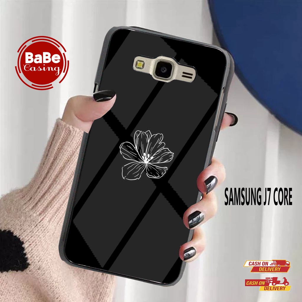 Case SAMSUNG J7 CORE - Casing Hp SAMSUNG J7 CORE - [ BLACK CUTE ] - Case Hp - Casing Hp - Softcase S
