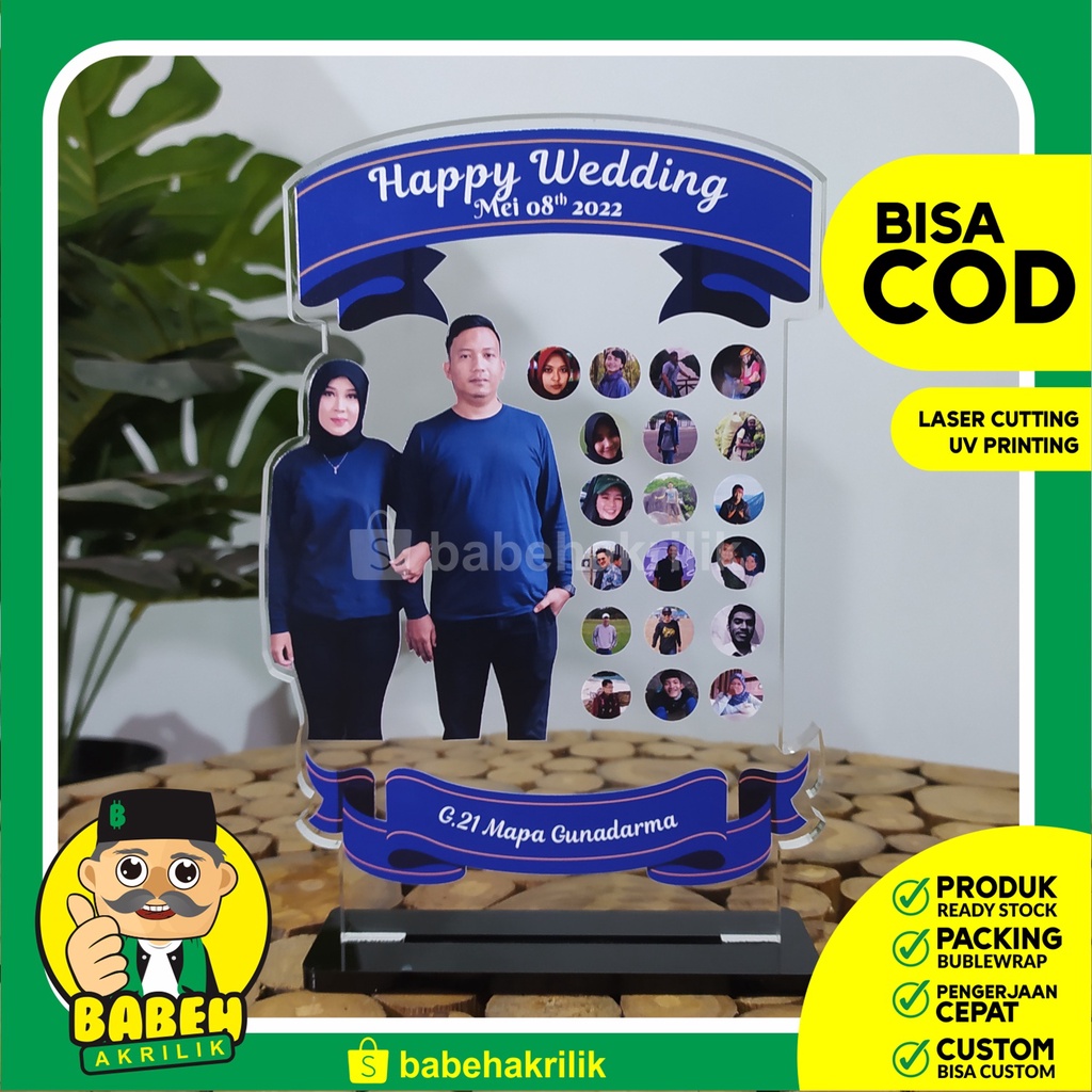 

PLAKAT AKRILIK KADO PERNIKAHAN / VANDEL ACRYLIC / HADIAH NIKAHAN / KADO WEDDING SAHABAT