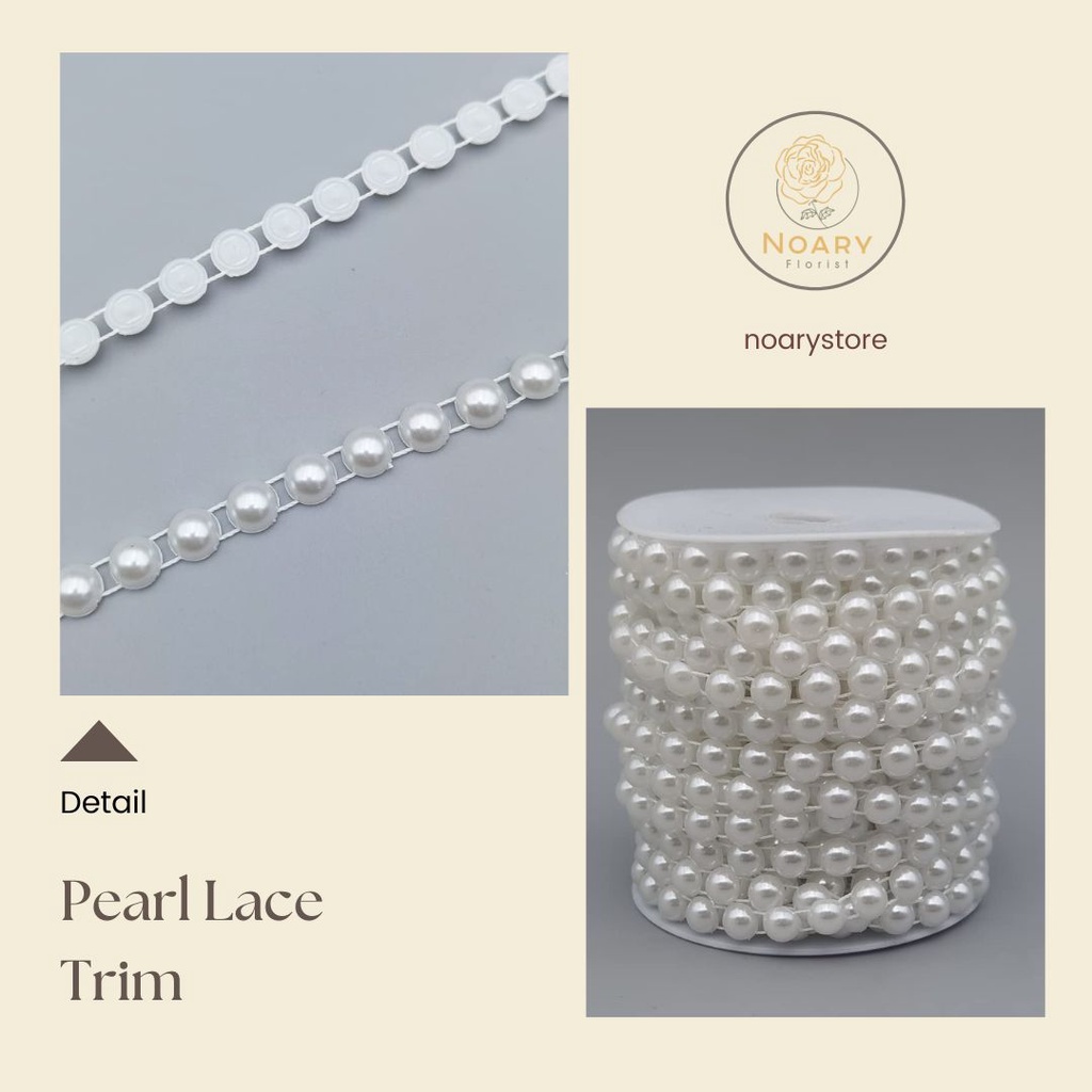 Pearl Lace Trim