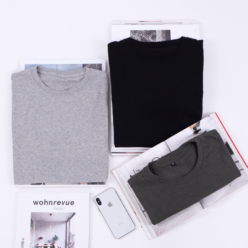 [LANGSUNG DARI PABRIK] Kaos Polos cotton combed 30s premium / ONECK / unisex / tangan pendek / baju pria-1