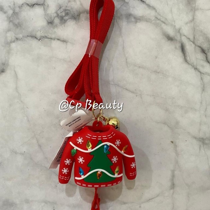 BBW HAND SANITIZER HOLDER WEARABLE UGLY SWEATER ID CARD