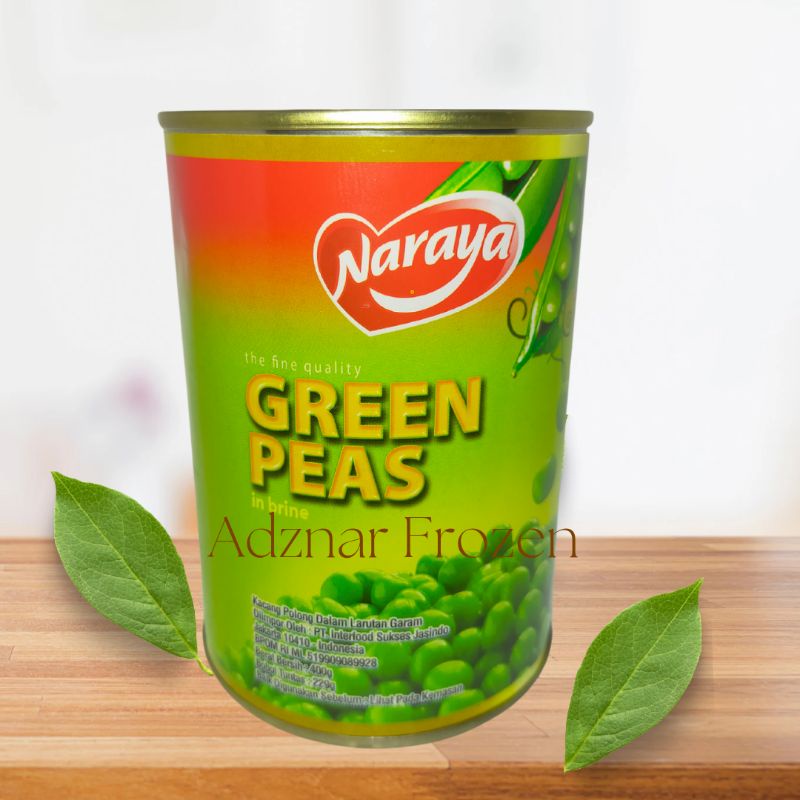 

Naraya green peas 400 gr