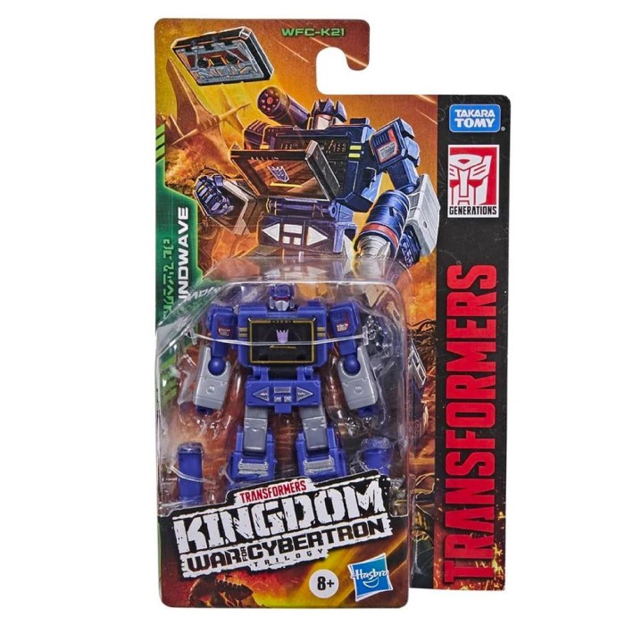 TRANSFORMERS War For Cybertron Kingdom Core Class Soundwave Figure