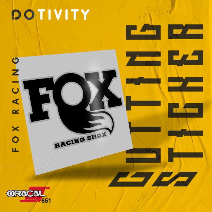 

Cutting Sticker FOX RACING V17