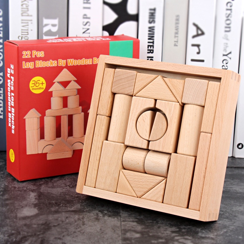 Mainan Edukasi Wooden Building Block Educational Toys