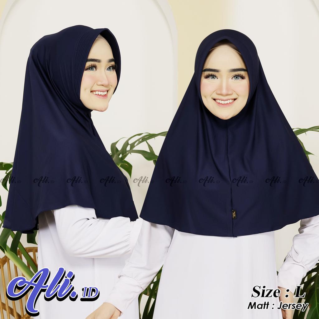 JILBAB BERGO DEWASA UKURAN L BAHAN JERSEY PREMIUM