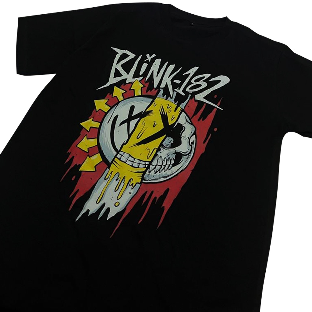 BAJU KAOS BAND BLINK 182 PREMIUM T SHIRT MUSIK PUNK ROCK ORIGINAL BANDUNG