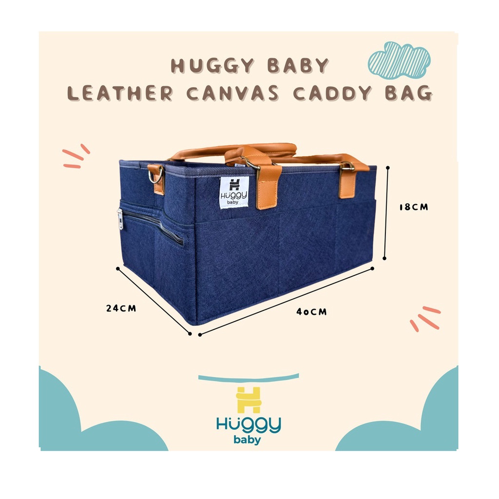 Huggy Baby BAG02 Leather Canvas Caddy Bag -B101017