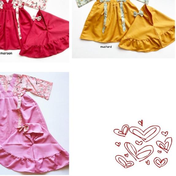 baju muslim gamis dress jilbab hanbok sachi anak bayi perempuan