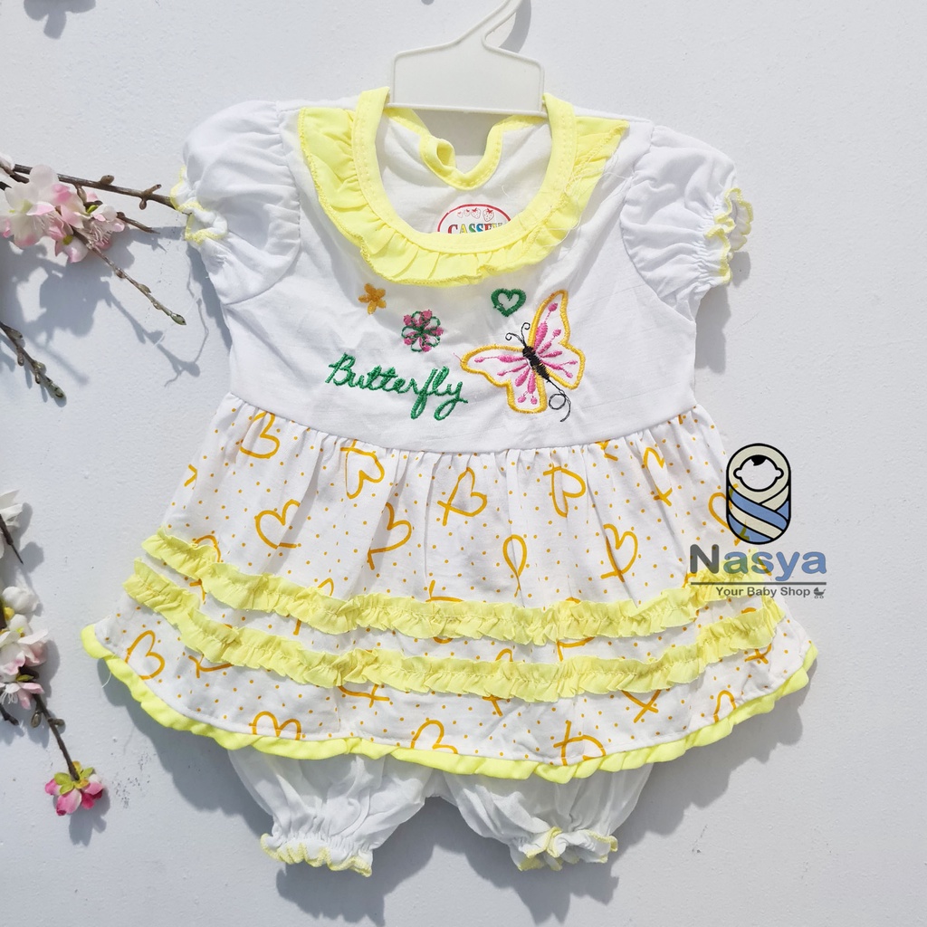 [N-057] Setelan baju bayi perempuan lucu MURAH - Naomi (3-6m)