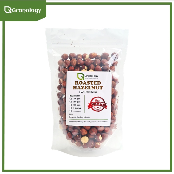 Roasted Hazelnut / Kacang Hazelnut Oven (500 gram) by Granology