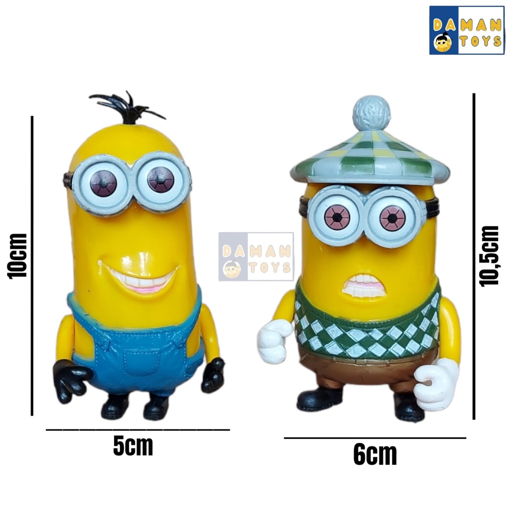 Mainan Minions The Rise Of Gru Minions Despicable Me 2 Action Figure Mainan Pajangan Hiasan Kue Topper Cake Mainan Pajangan Hiasan Miniatur