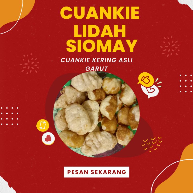 

Cuankie lidah kering/siomay kering garut