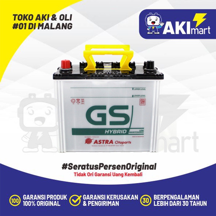 GS Astra Hybrid 55D23L Aki Mobil