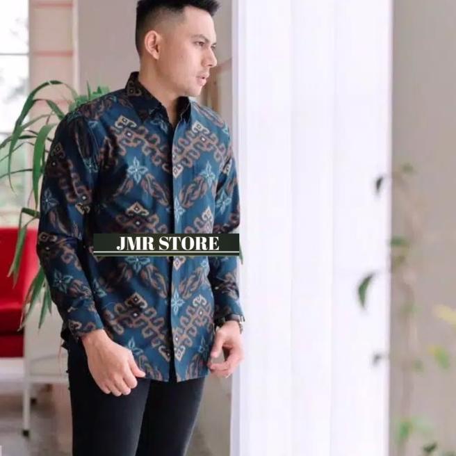 batik pria tangan panjang batik pria tangan pendek batik baturaden - tangan pendek, S