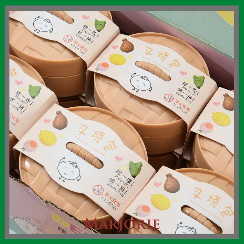 Mainan squishy stress ball pao Mainan bakpao palsu Dimsum bakpao mooncake hakau siomay mantau-MJD