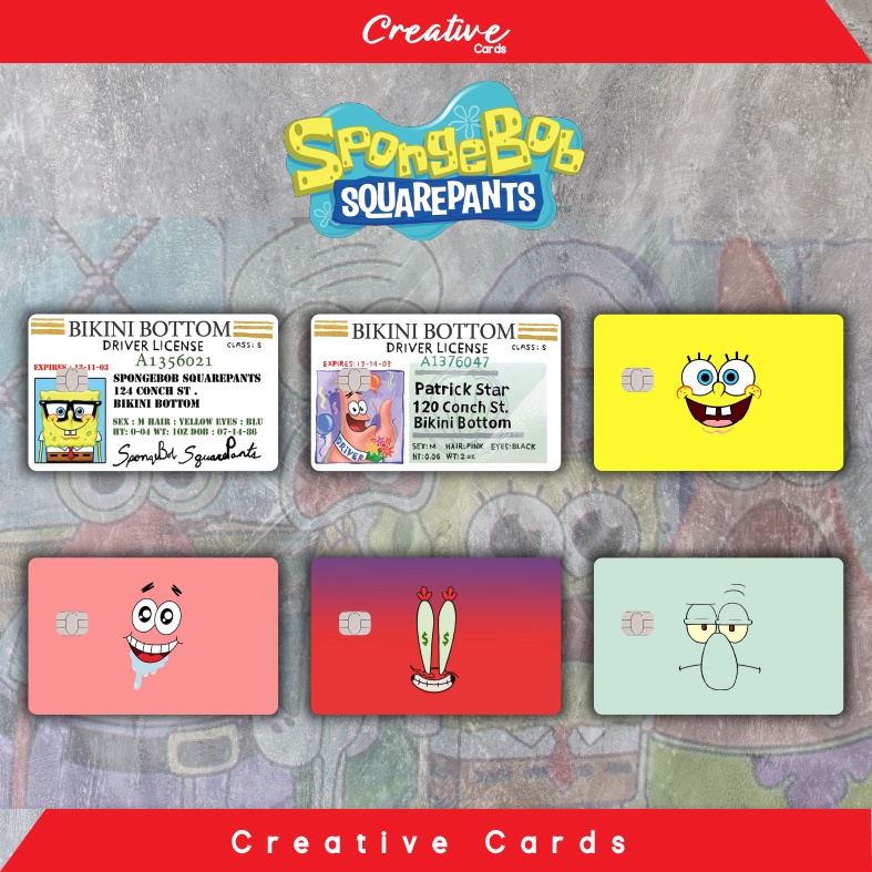 

Stiker Sticker Kartu Atm Skin Card Anime - Spongebob EditionVinyl + Laminating Glossy Stiker BCA Mandiri Bri Bni Debit Credit Emoney, Flazz, Etoll Tapcash Brizzi dll