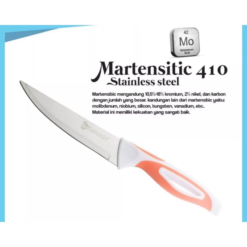 pisau komodo 5inch pisau stainless