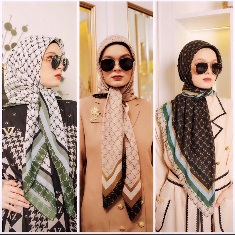 Lane Monogram Scarf VZ by Vivi Zubedi new york series