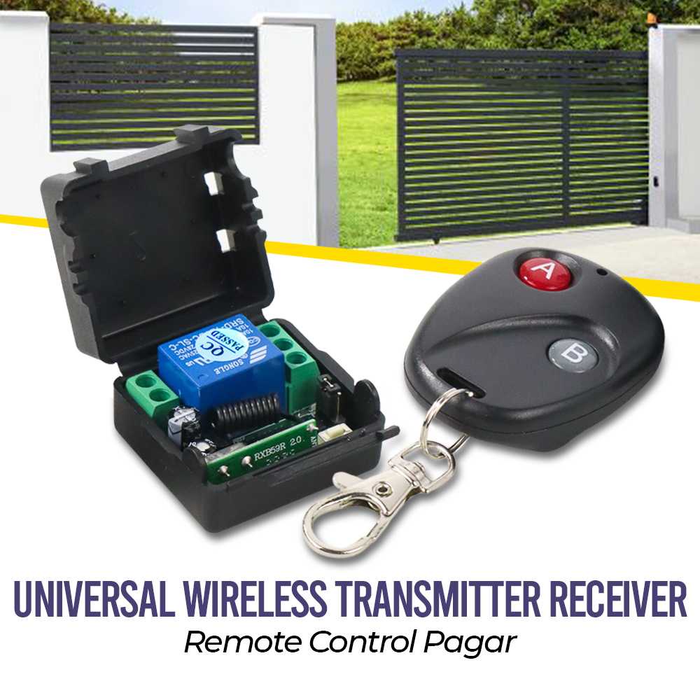 SONGLE UNIVERSAL TRANSMITTER RECEIVER REMOTE CONTROL PAGAR ALAT MENGKLONING MEMBUKA PAGAR PINTU GARA