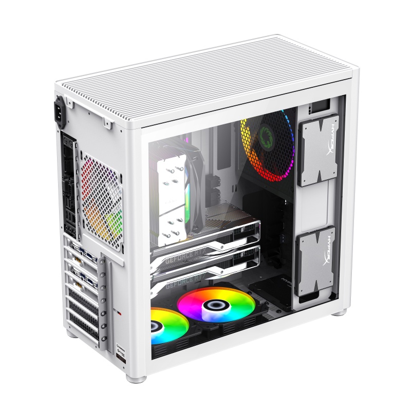 Gamemax Spark Pro White Casing PC Gaming