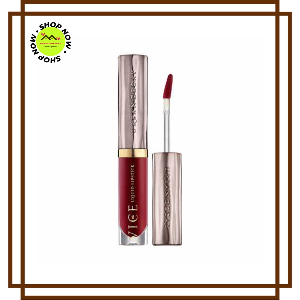 URBAN DECAY VICE LIQUID LIPSTICK Original Lipcream Lipmatte Lip Tint Fullcase Fullsize Lipstik Lips 