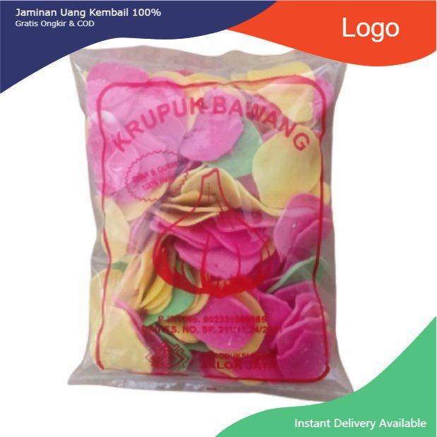 

Krupuk Bawang warna 200gr