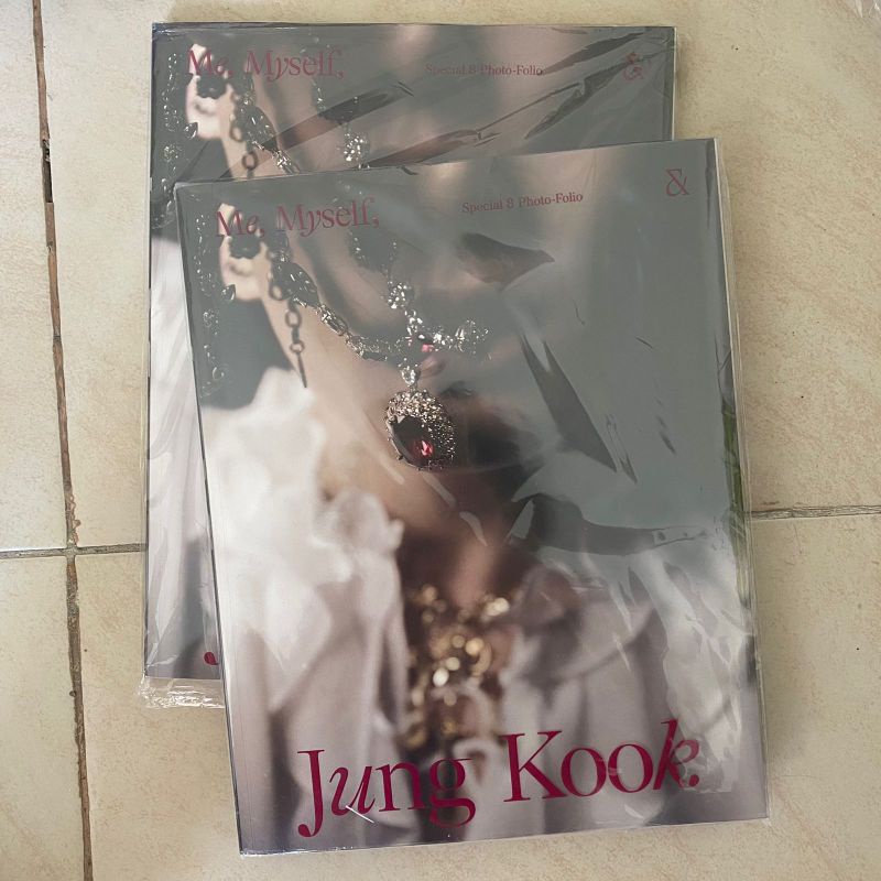 photobook + poster Jungkook JK me myself and jungkook special photo folio photobook photocard rpc ra