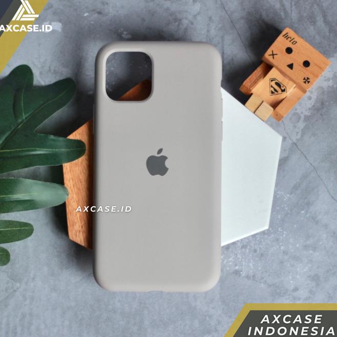 Premium Silicone Case iPhone 11 Pro Max Softcase Polos FULL COVER - Stabilo/Seafoam, iP 11 Pro Max