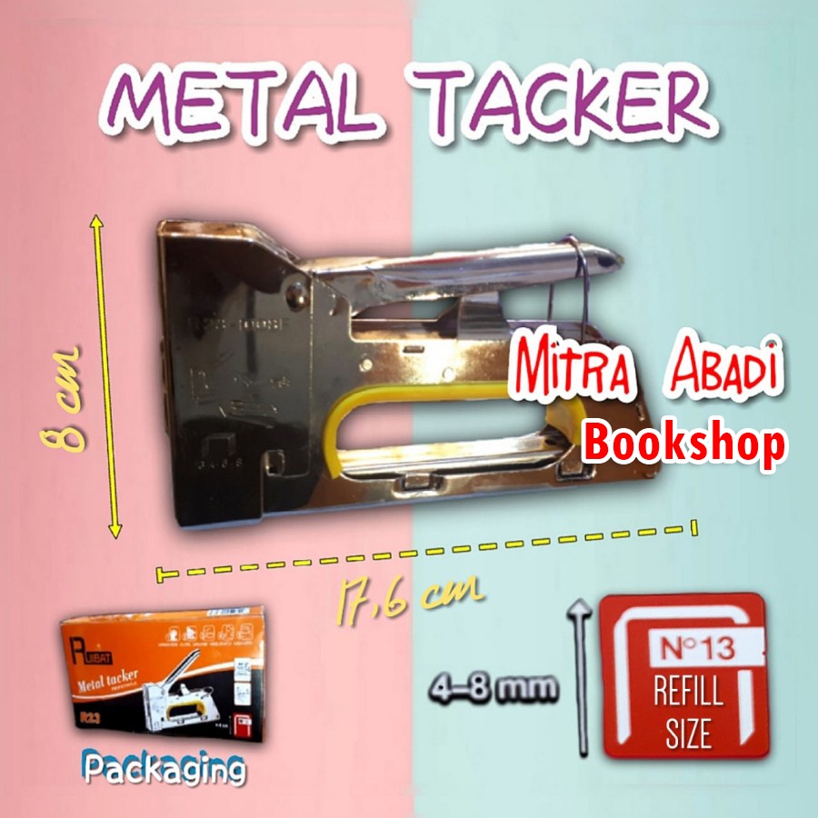 Metal Tacker Professional / Stapler Gun / Stapler Tembak Besi - Metal