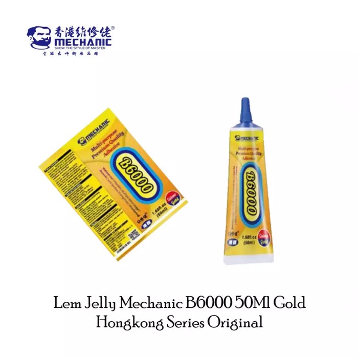 

Original Mechanic B6000 Hongkong Series Gold Lem Jelly Serbaguna 50mL