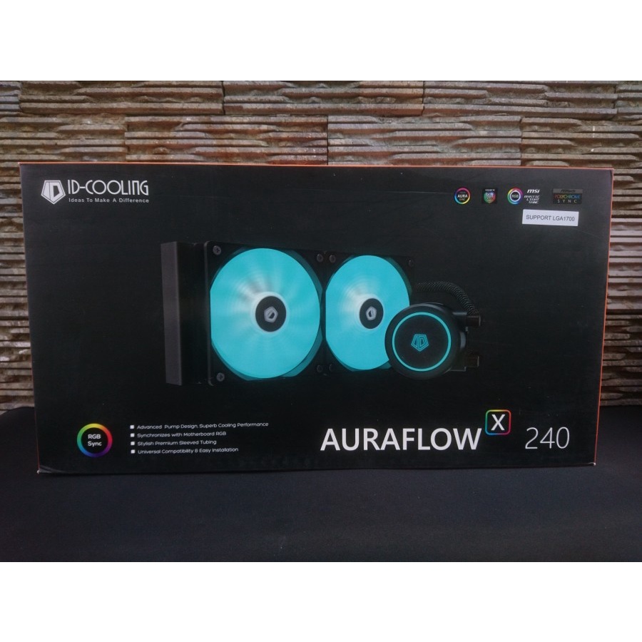 FAN PROCESSOR ID-COOLING AURAFLOWX 240 RGB SYNC